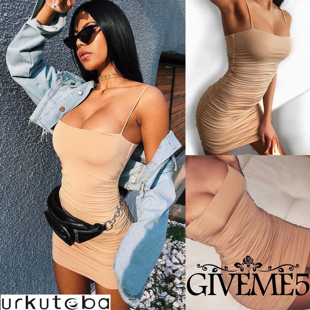 Đầm Dây Ôm Dáng Hở Lưng Quyến Rũ Dành Cho Nữ