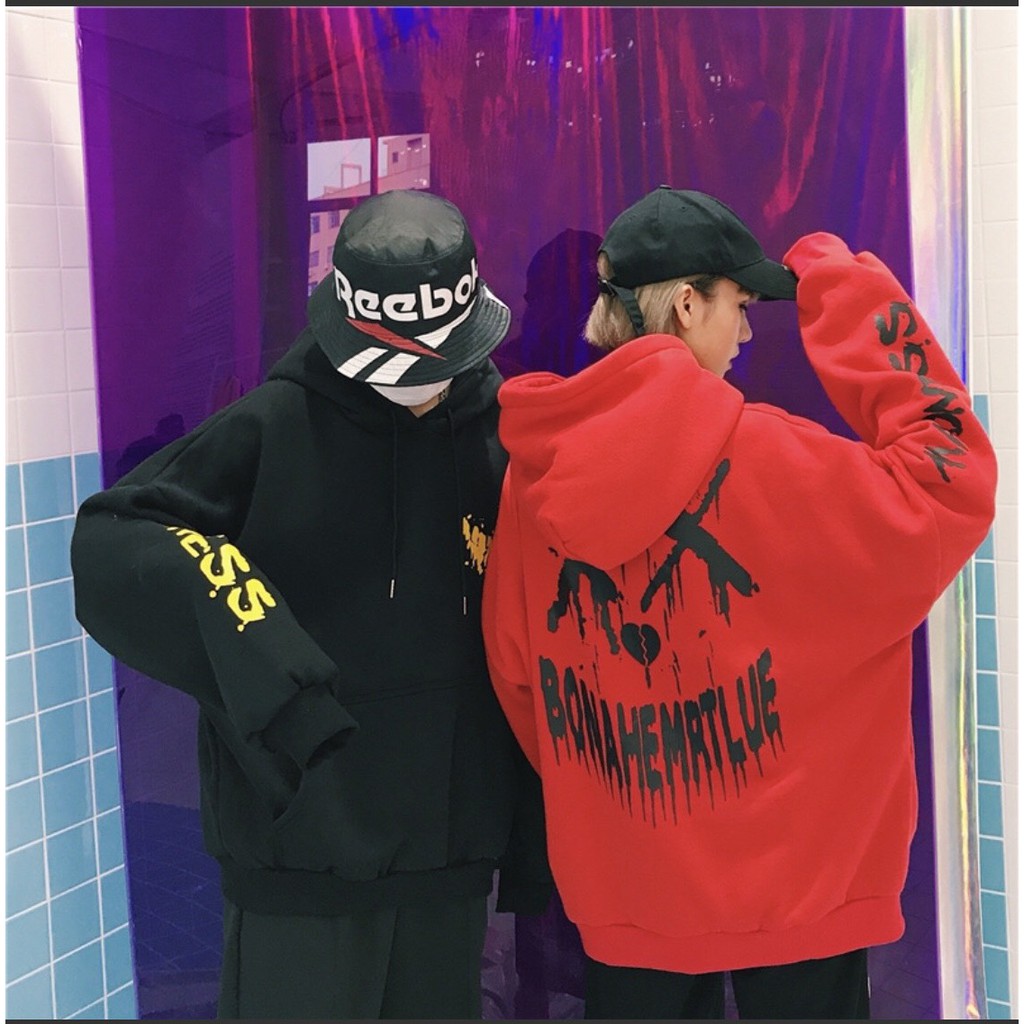 Áo hoodie nỉ unisex form rộng BONA nam nữ ullzang Wind | BigBuy360 - bigbuy360.vn