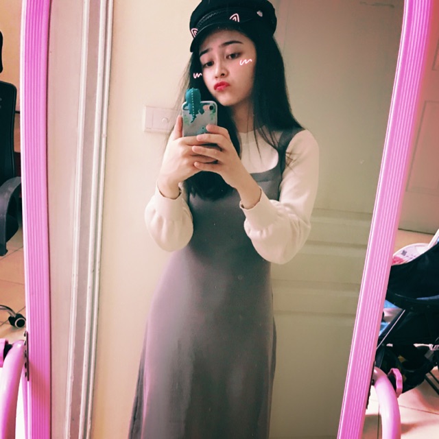 Váy len siêu xinh kèm ảnh thật
