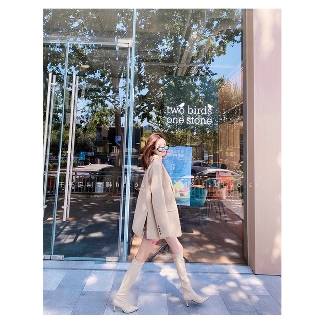 BOOTS DA CỔ CAO ĐẾ CAO GÓT