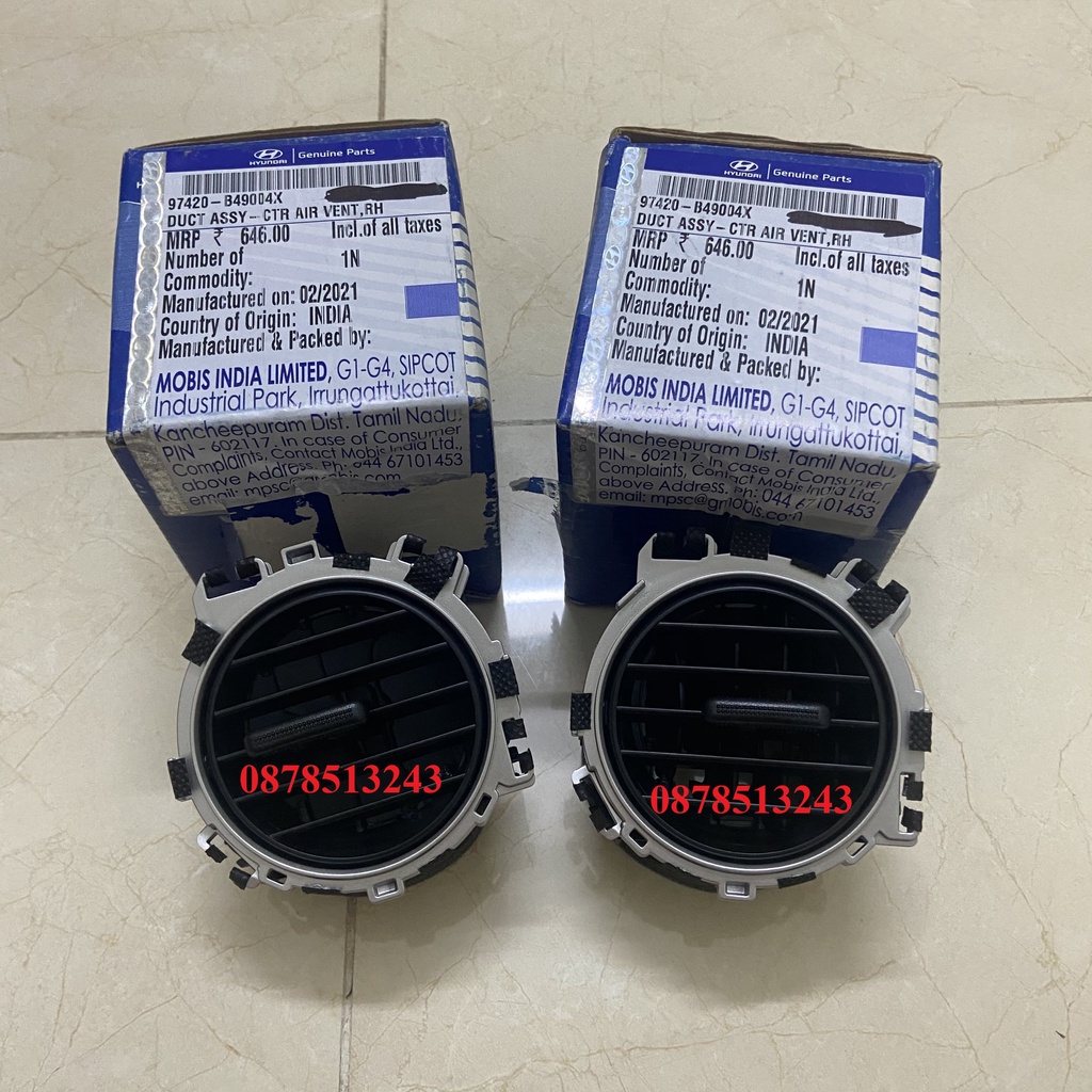 Cửa gió điều hòa I10 Grand xịn chính hãng
