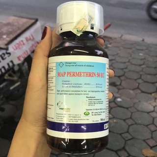 Thuốc diệt muỗi nhập khẩu anh quốc map permethrin 50ec - chai 500ml