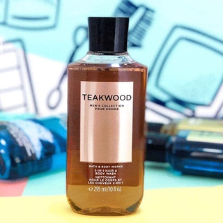 Tắm gội cho nam bath & body works teakwood 295ml
