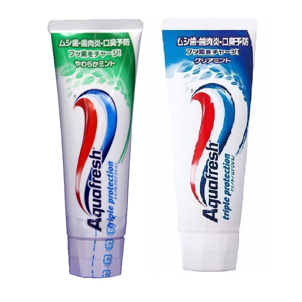 Kem đánh răng Aquafresh ngăn ngừa sâu răng, hơi thở thơm mát Nhật Bản 140g