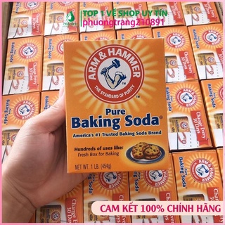 Bakingsoda Mỹ 454gr- Tẩy Trắng răng, Thơm miệng, Giảm mụn, Mịn da, Khử mùi