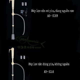 Máy hút cặn bể cá cảnh có nguồn AS-615B