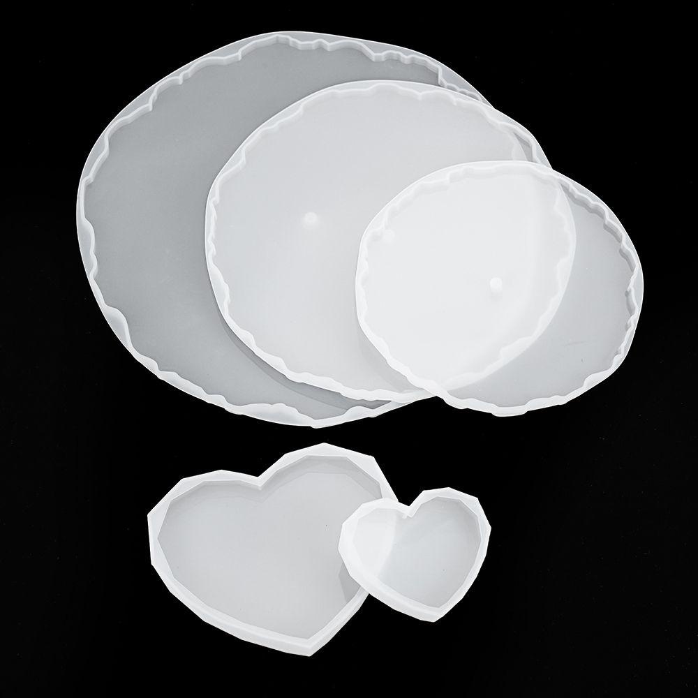 GOGOUP Khuôn Silicone Làm Đế Lót Ly Hình Trái Tim