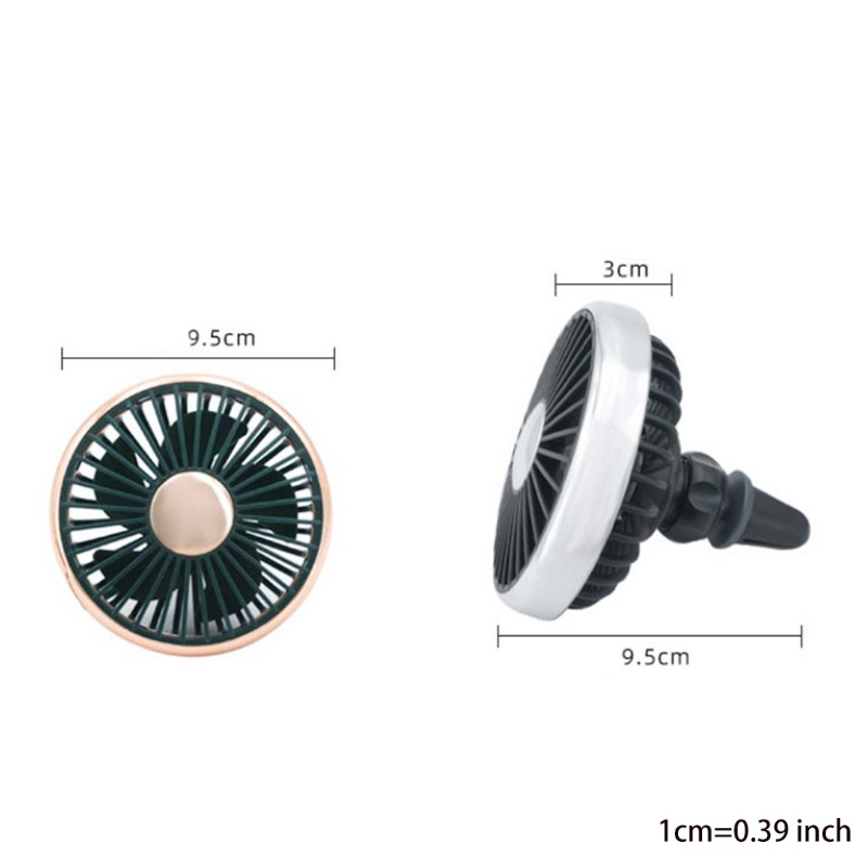 Quạt Làm Mát Mini 3 Tốc Độ Cổng USB 5V Cho Xe SUV / Xe Tải