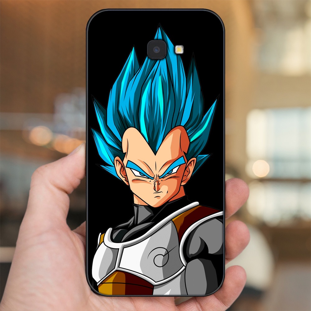 Ốp lưng Samsung J4 Plus viền đen in hình Vegeta Dragon Ball