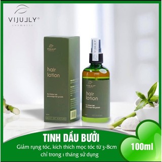 Xịt dưỡng tóc hair lotion, Tinh dầu bưởi Vijully, Ngăn Ngừa Rụng Tóc, Kích Thích Mọc Tóc, 100ml