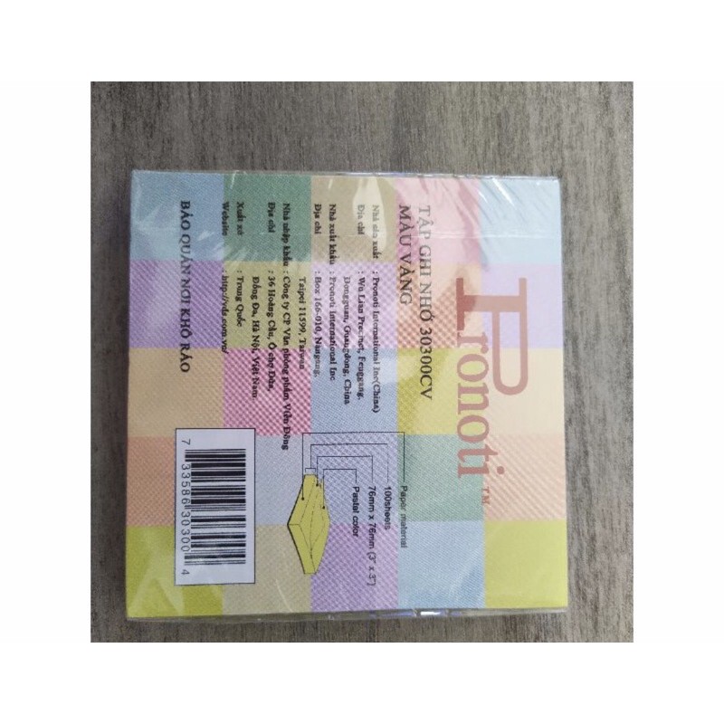 Giấy note Pronoti 3x3