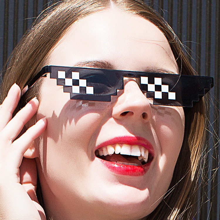 Kính Thug Life Loại 6 chấm - KÍNH MÁT CỰC NGẦU MINECRAFT Mẫu mới Hot Trend