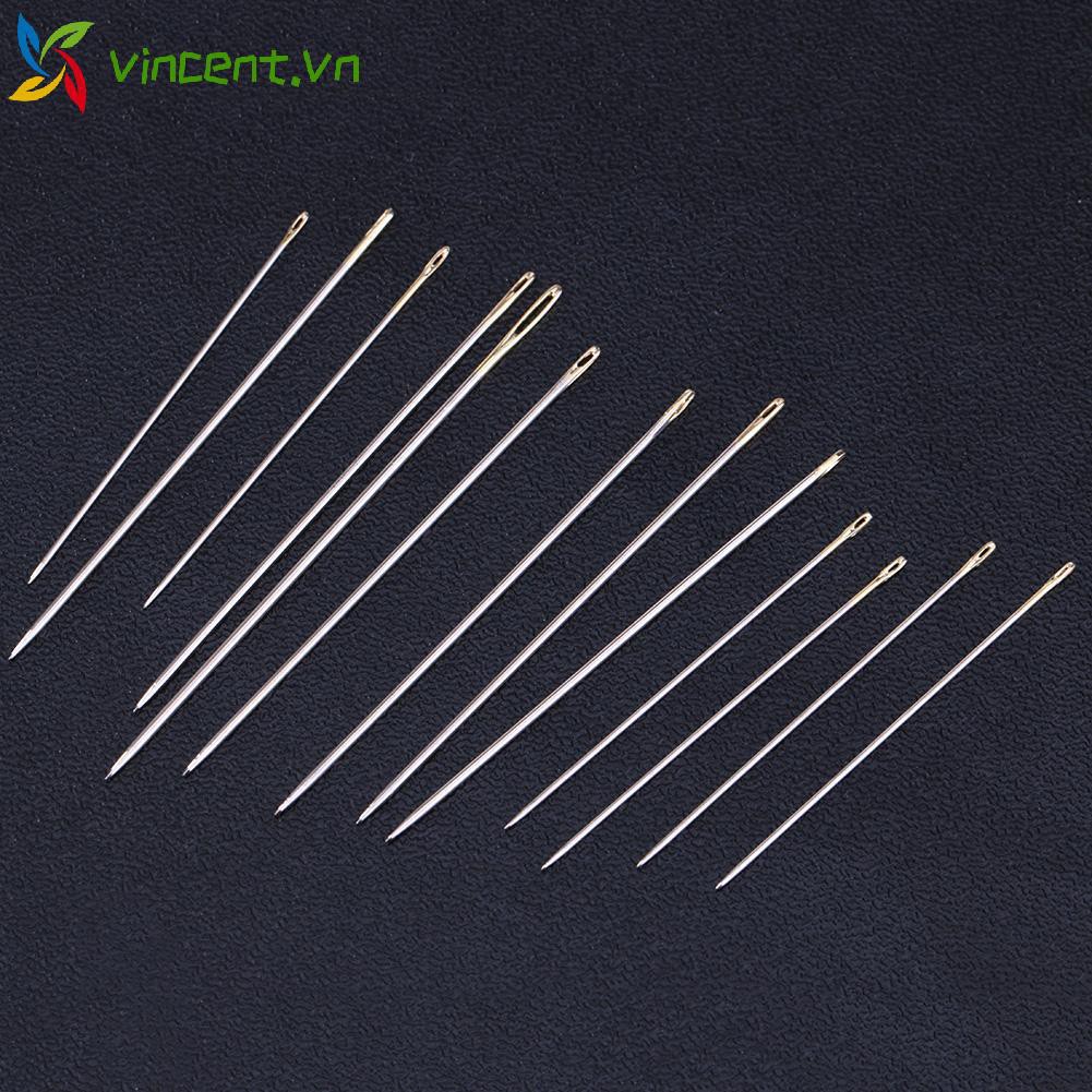 Bộ 16 kim khâu đồ da/ thảm canvas thủ công tiện dụng cho gia đình