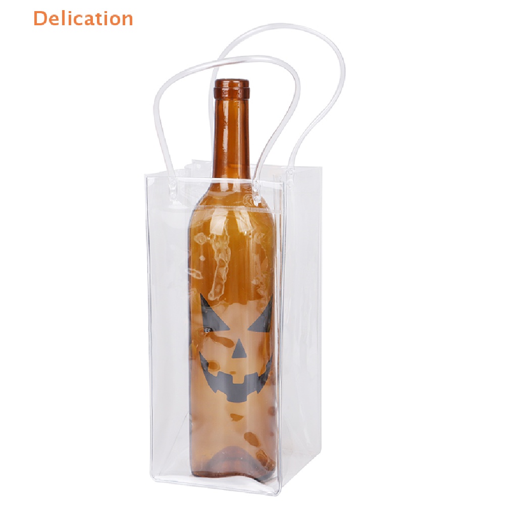 [Delication] PVC Leakproof Tote Bag Transparent Pack Ice Bucket Wine Champagne Bottle Chiller