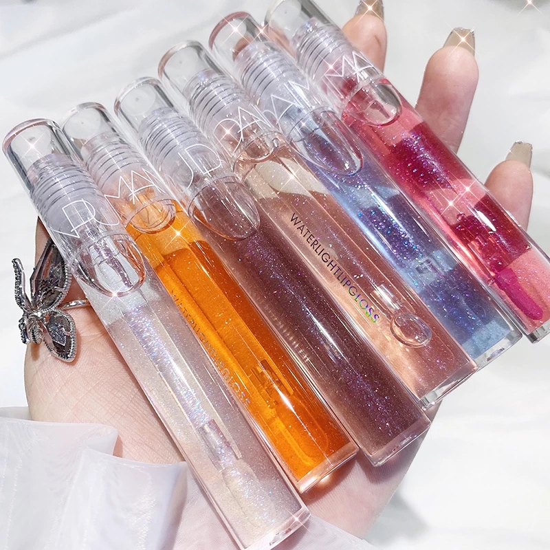 (Hàng Mới Về) Son Bóng Dạng Lỏng Trong Suốt Dưỡng Ẩm Tiện Dụng