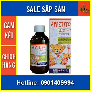 🔹Siro APPETITO BIMBI - Bé Ăn Ngon Và Phát Triển Toàn Diện (Chai 200ml)