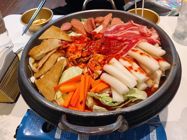 500g bánh gạo hàn quốc tokkbuki nguyên thanh