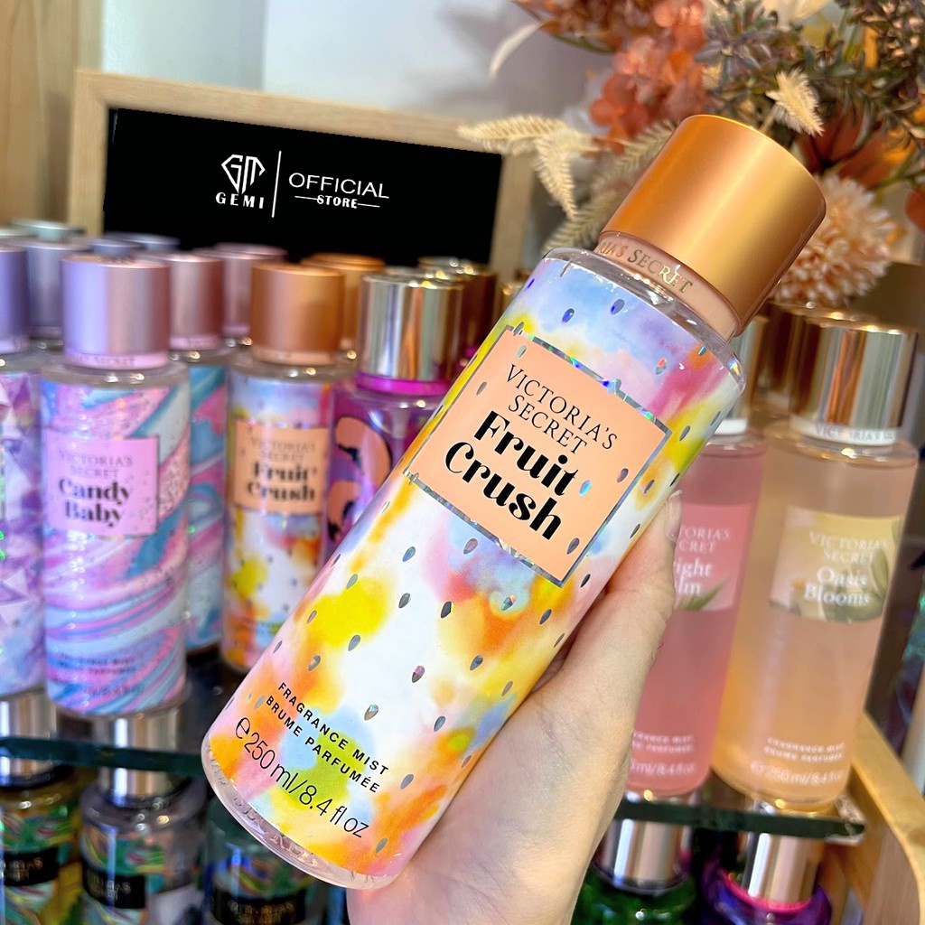 Xịt Thơm Toàn Thân Victoria's Secret 🍭Freeship 🍨 Xịt Thơm Body 250ml 💋 FRUIT CRUSH ❤ Body Mist - Xịt BODY [✔️Chính Hãng]