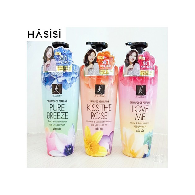 DẦU GỘI ELASTINE - Shampoo De Perfume 600ml