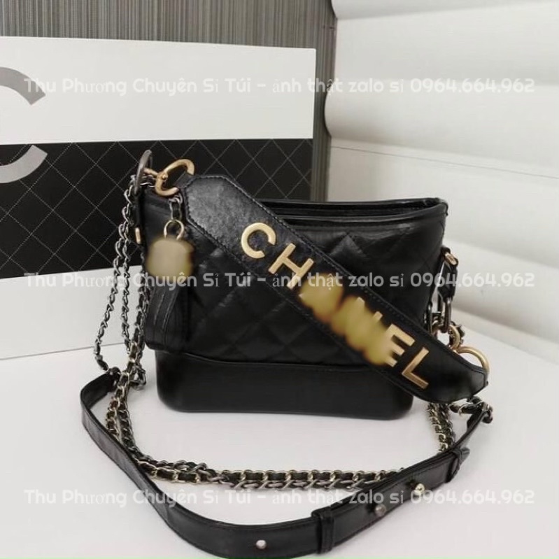 Túi Hobo Hai Dây Đế Gỗ Kèm Tag Bản To Hàng Chuẩn Loại 1