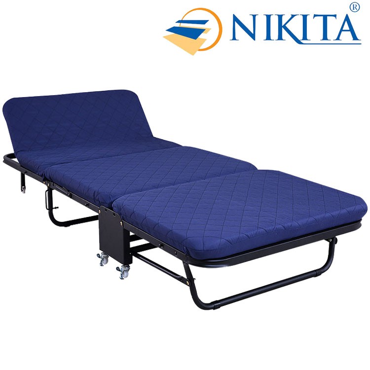 Giường gấp gọn đa năng - NIKITA GB75 - Có bánh xe thuận tiện di chuyển | BigBuy360 - bigbuy360.vn