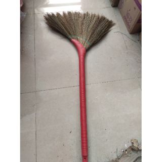 Chổi chít chổi đót cán nhựa liền hàng dày