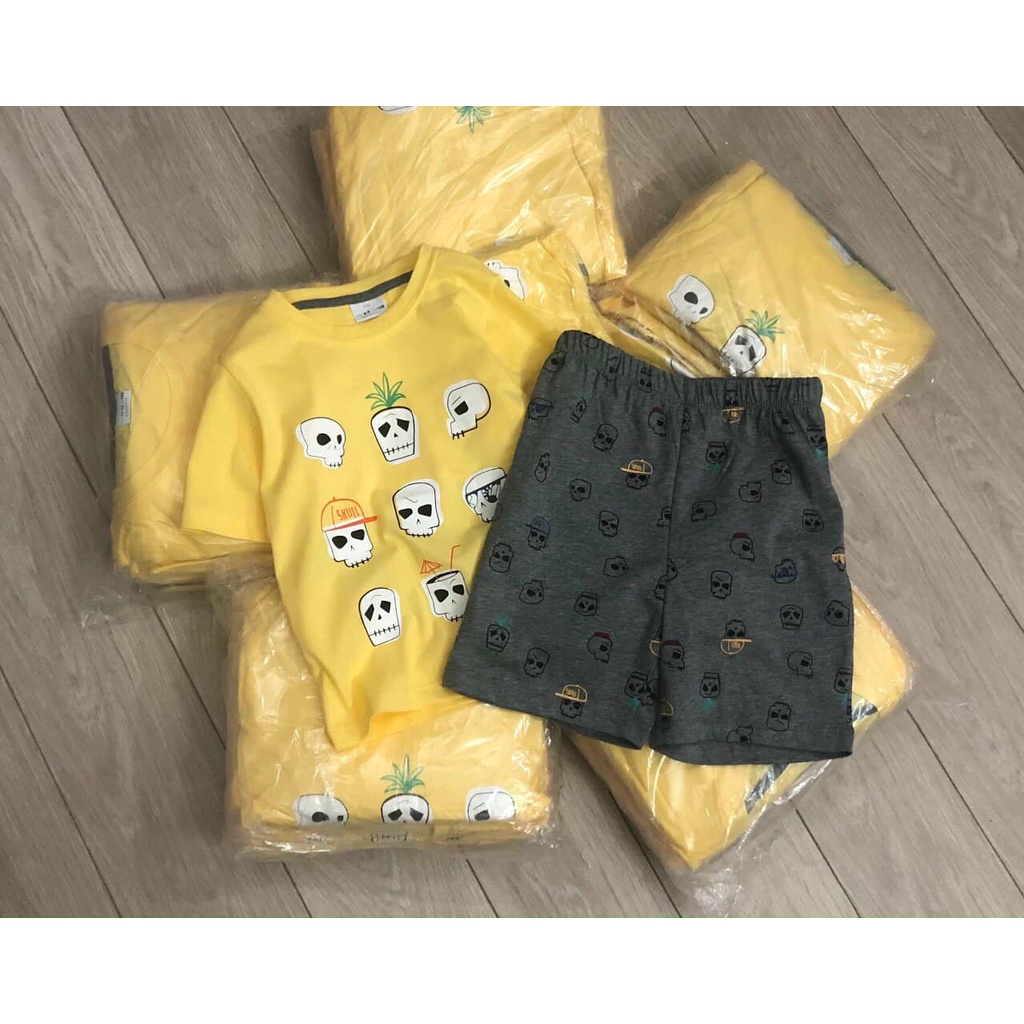 Bộ cotton dòng đại cho bé trai bé gái