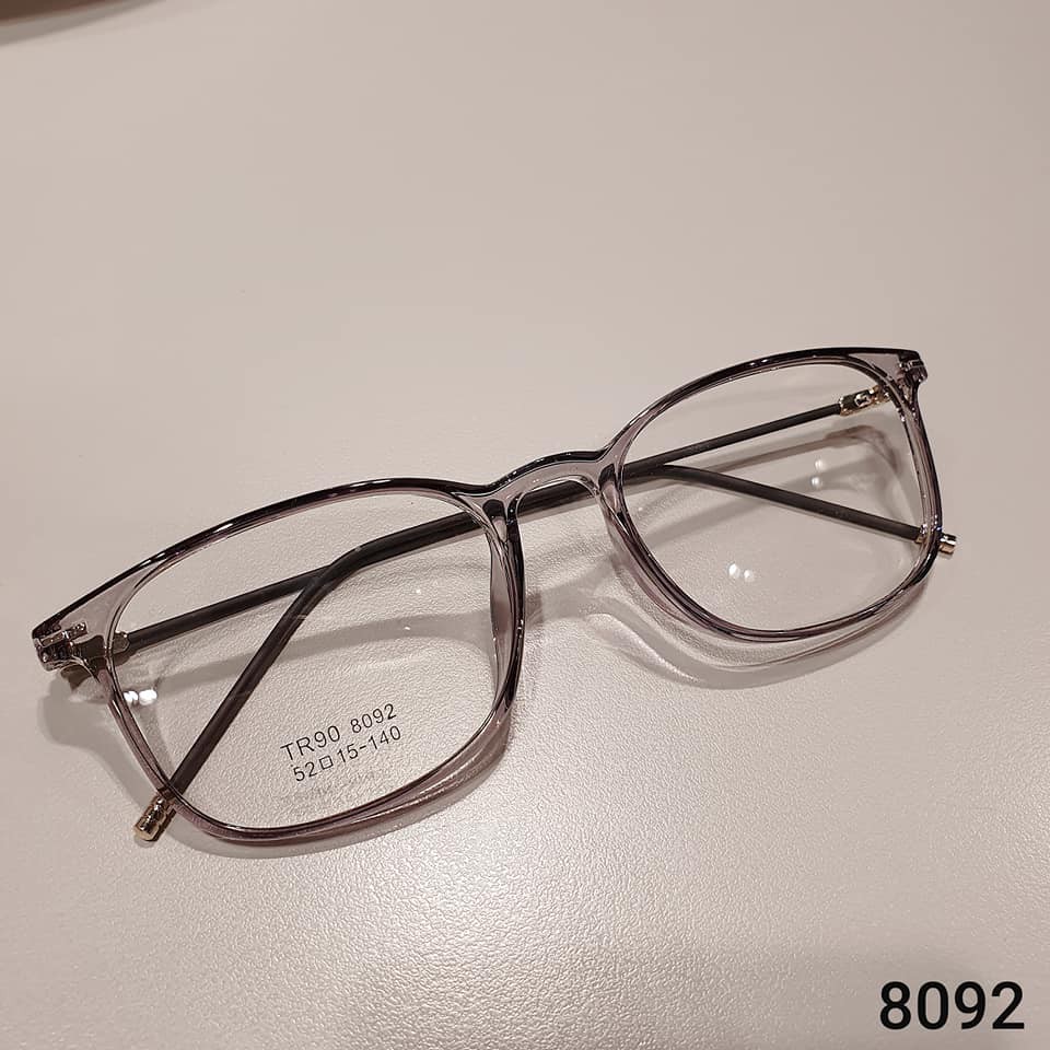 Gọng kính cận Bunny nam nữ kiểu dáng mắt vuông đa dạng màu sắc 8092