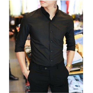 Áo sơ mi nam cổ tàu 3