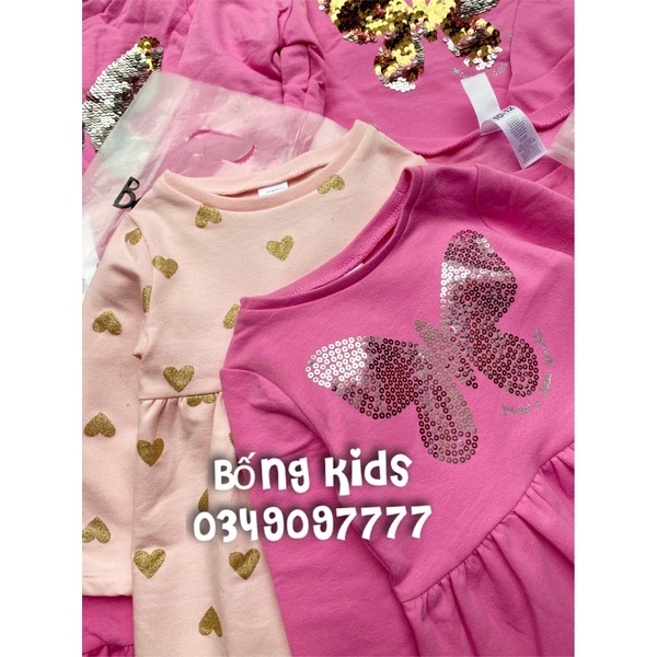 Váy Nỉ Bé Gái Hoạ Tiết C@rters