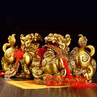 Tỳ hưu đồng phong thuỷ- tỳ hưu như ý 19cm