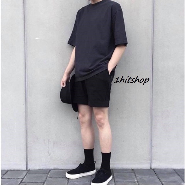 Quần SHORT KAKI/THUN Nam Nữ Ulzzang Unisex 1hitshop | BigBuy360 - bigbuy360.vn