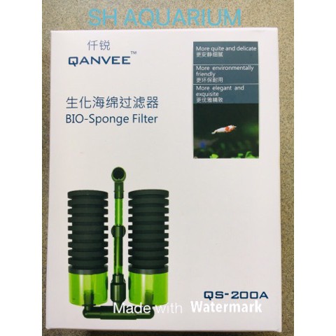 Đầu sủi vi sinh  cho bể cá cảnh Qanve QS-200A