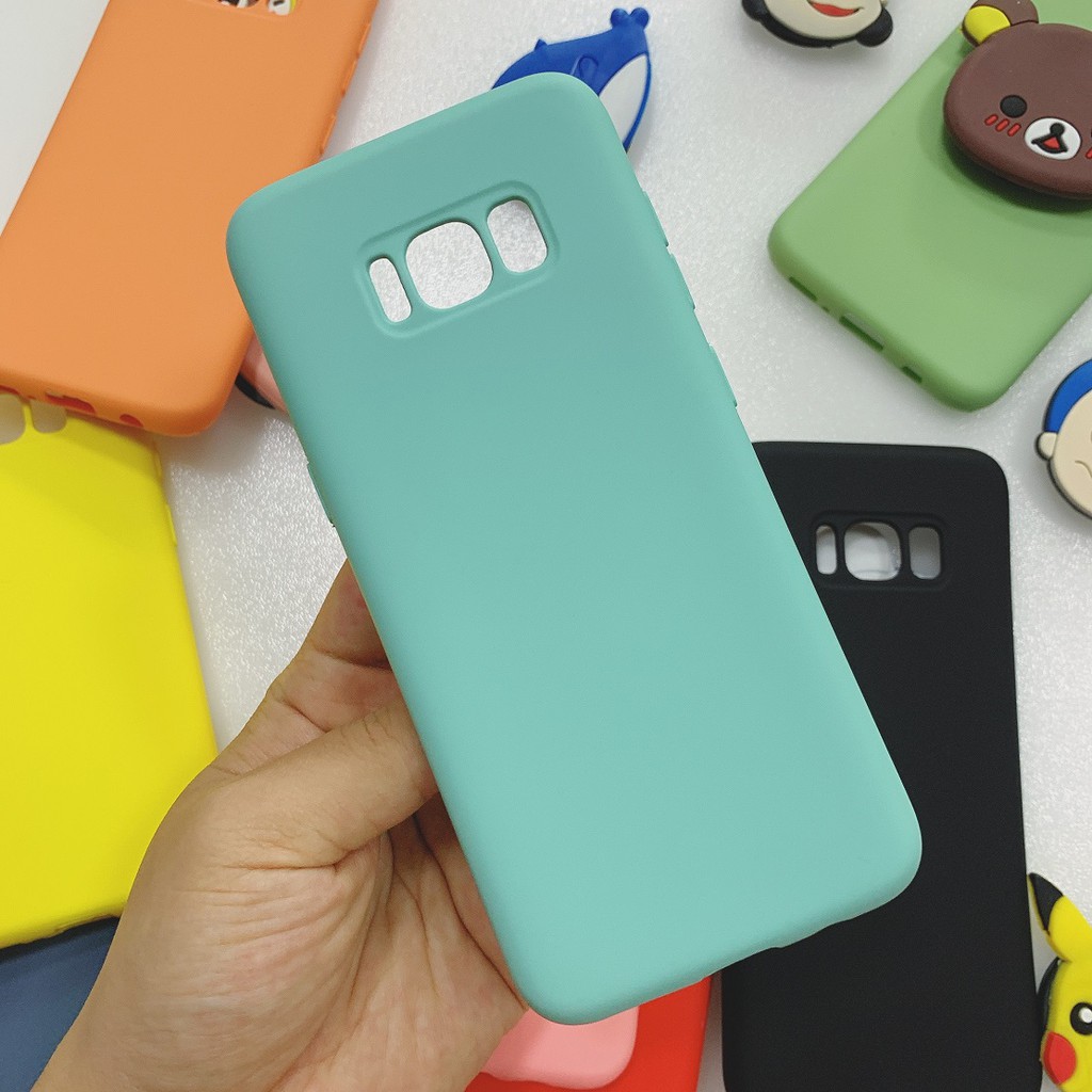 Ốp lưng chống bẩn samsung S8, S8 plus silicon dẻo VieCase