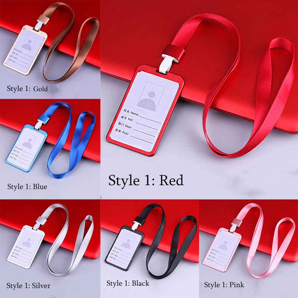 Forever Mới Ví Đựng Thẻ ID Bằng Hợp Kim Nhôm Nhiều Màu Sắc Dành Cho Văn Phòng Trường Học