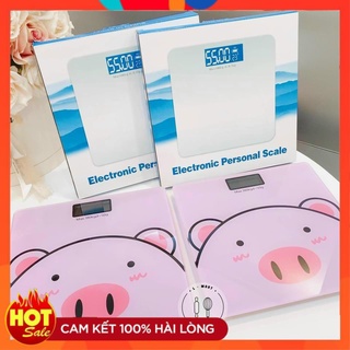 [BẢO HÀNH ] Cân Điện Tử Sức Khỏe Hình Lợn 180kg Đa Năng Đo Cân Nặng, Đo Nhiệt Độ Hình Con Heo Xinh Xắn
