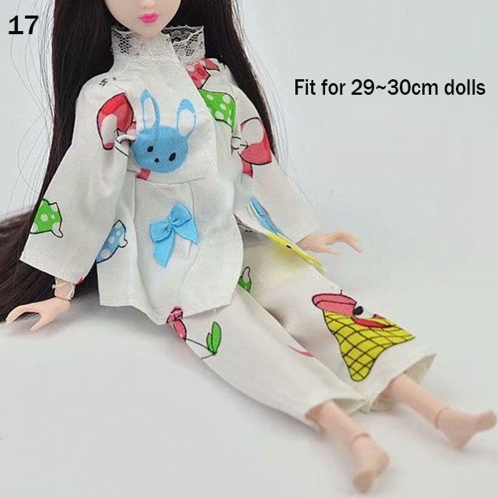 BEBETTERM Áo Choàng Tắm Xinh Xắn Cho Búp Bê 30cm Tỉ Lệ 1 / 6