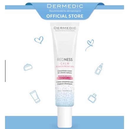 Kem dưỡng dành cho da nhạy cảm mẫn đỏ Dermedic Redness Concentrate Cream For Chronic Diseases 40ml
