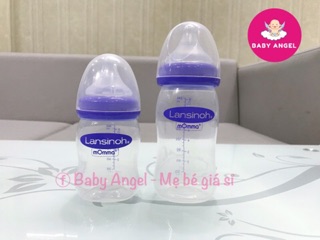 [Được chọn núm] Bình sữa Lansinoh 160ml 240ml