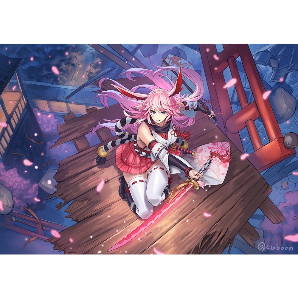 Poster A4 dán tường Anime, decal 21x30 trang trí có keo Benghuai Xueyuan Wallpapers (1), nhận in theo yêu cầu