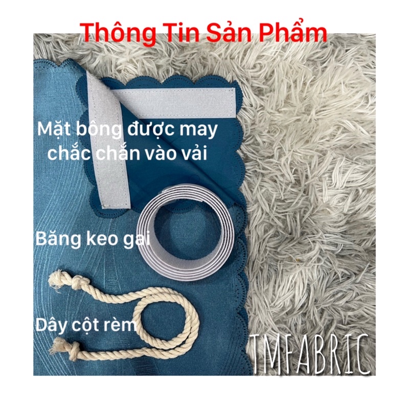 Rèm Cửa Dán Tường, Rèm Cửa Sổ Không Cần Khoan, Chất Liệu Vải Gấm Cao Cấp Chống Nắng Tốt, Rèm Cửa TMFABRIC