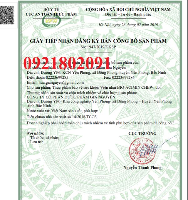 Viên nhai bioacimin chew ăn ngon và hỗ trợ táo bón bio acimin