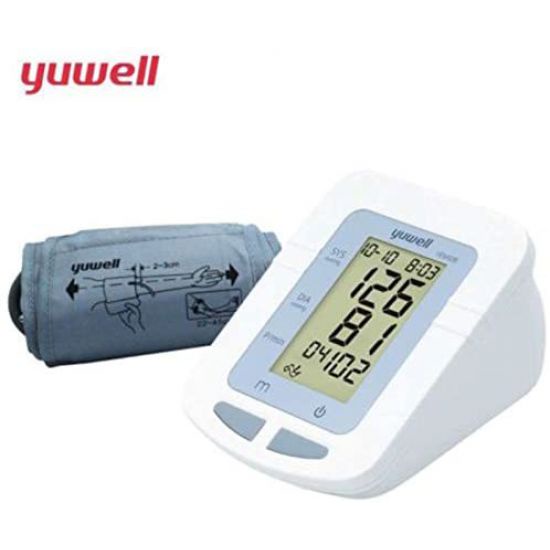 Máy đo huyết áp bắp tay YUWELL YE650D có phát âm giọng nói kết quả đo ''kèm adaptor''