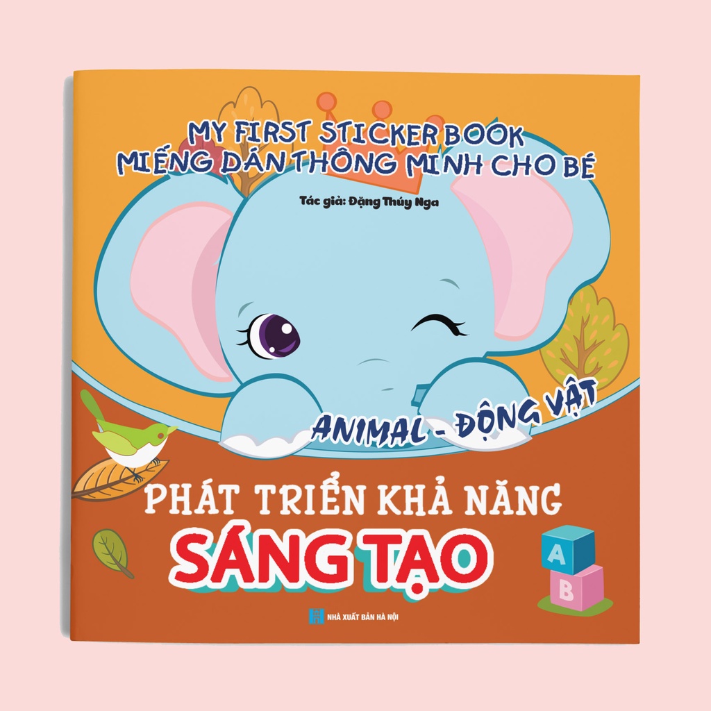 Sách - Bộ 6 Cuốn Miếng dán Thông minh - My First Sticker Book (Phát triển CQ - IQ)