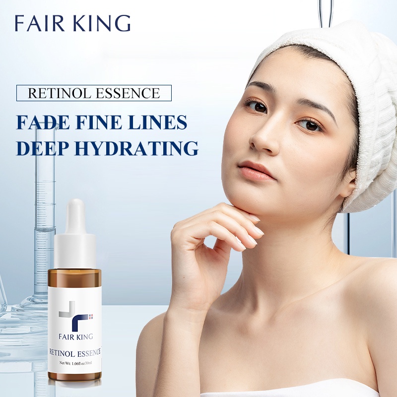 Serum FAIR KING Retinol Chứa Collagen Chống Lão Hóa Làm Mờ Vết Thâm Nếp Nhăn Dưỡng Ẩm Sâu Làm Trắng Và Săn Chắc Da