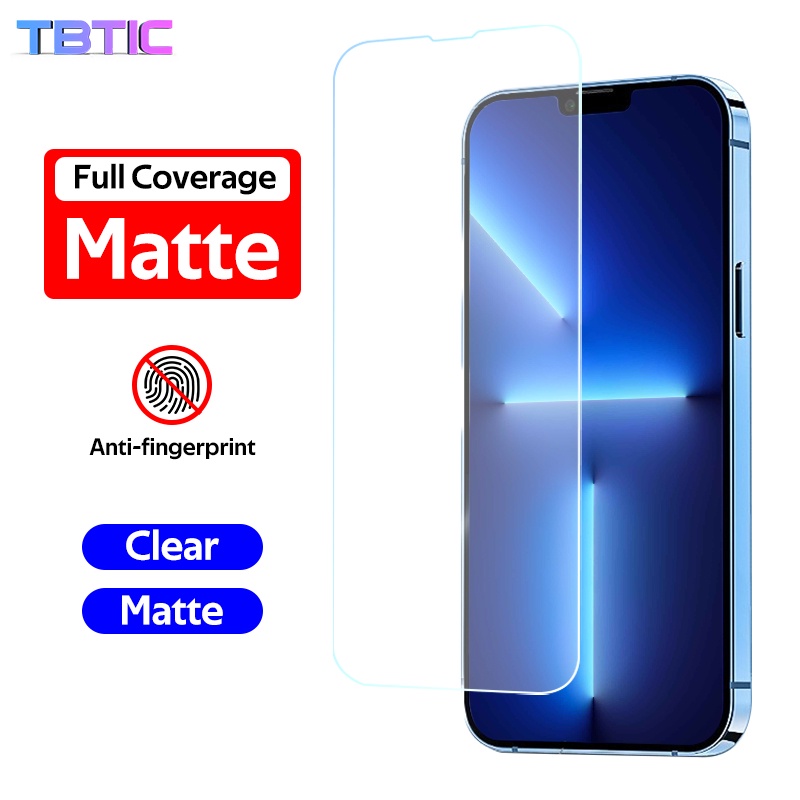 Kính cường lực TBTIC bảo vệ màn hình thích hợp cho iPhone 14 13 12 11 Pro Max Mini Xr X Xs Max 8 7 6 6s Plus SE 2020
