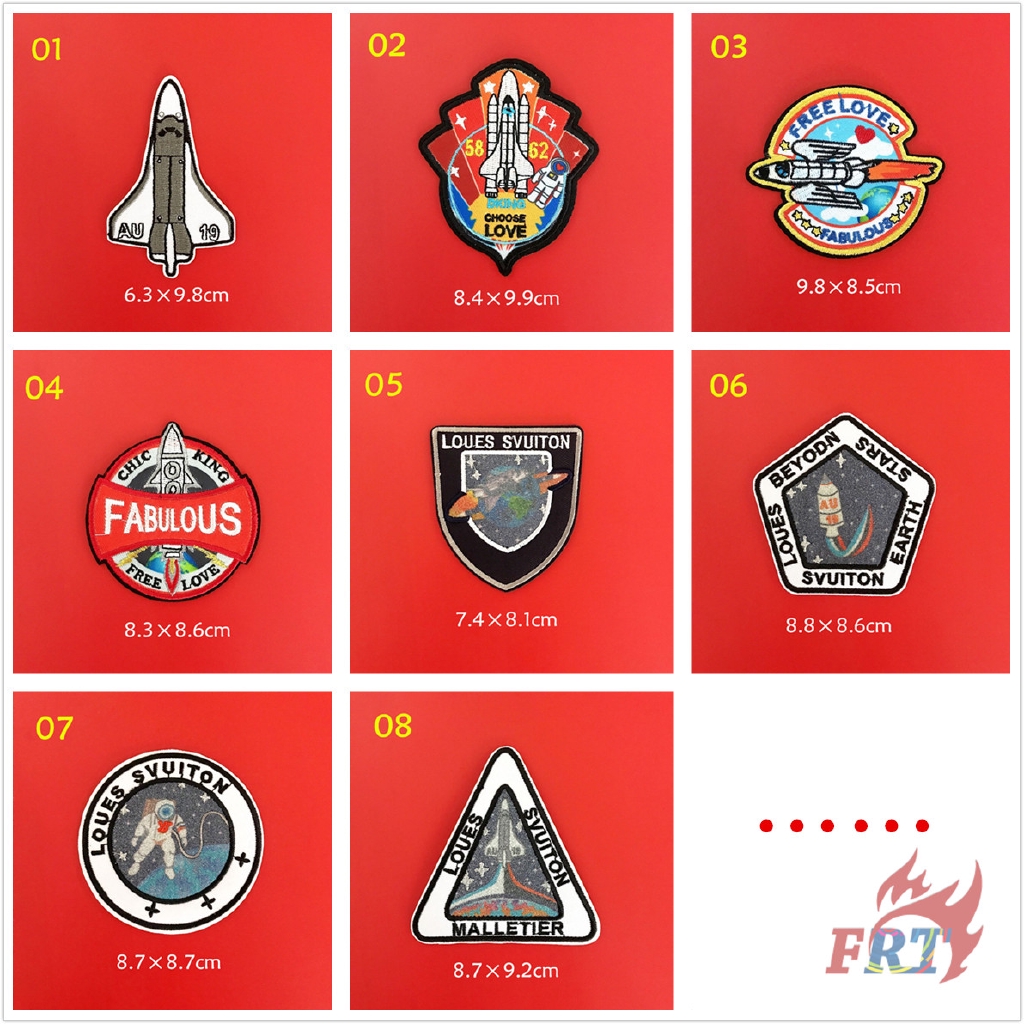 Miếng dán vá ủi chủ đề Nasa cá tính