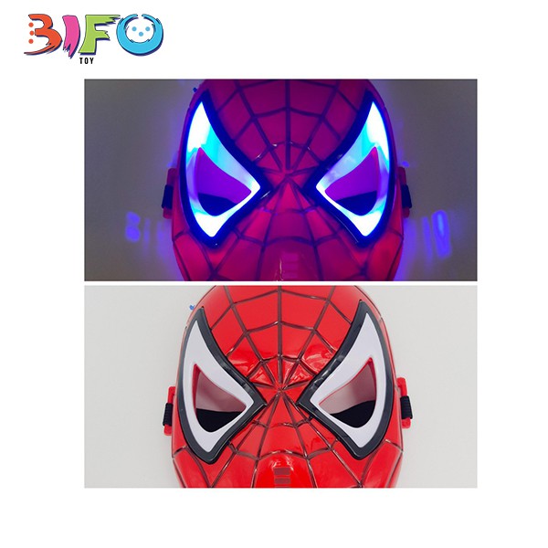 [🏮Ưu đãi khủng toàn shop🏮] Đồ chơi cho bé Mặt nạ 3D có đèn siêu nhân Spider Man