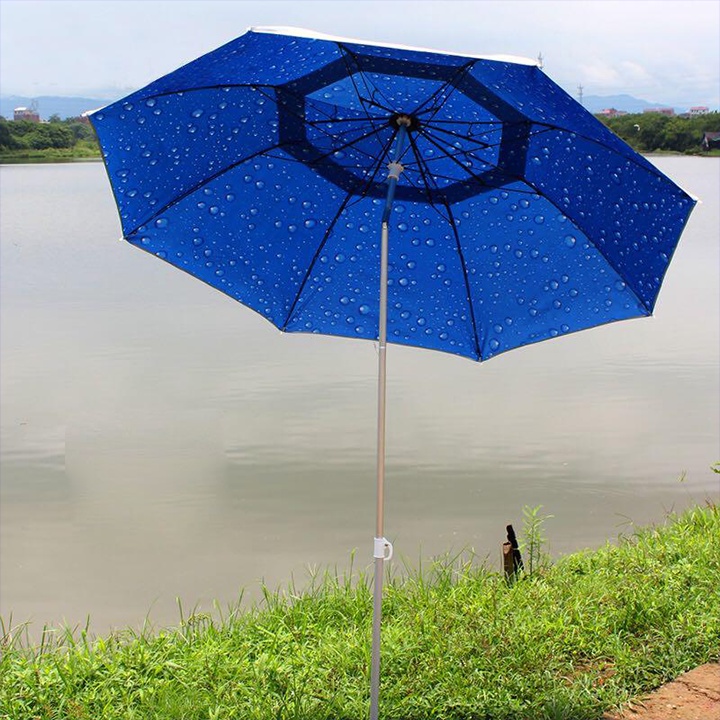 Ô Câu Cá Ô Dù Che Nắng Mưa Hình Xanh Dọc Dưa OC-02