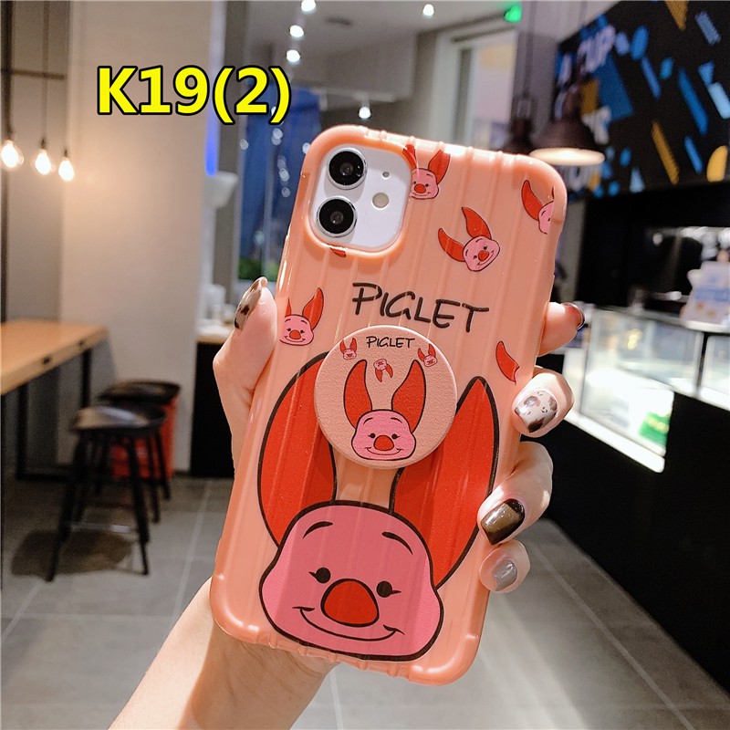 Ốp lưng gấu Pooh đáng yêu nhiều mẫu mã cho điện thoại Xiaomi Realme C3 5i 6 C2 6i 7 5 C11 C12 5S C1 7i C15 C17 6S U1 C3i Narzo 20 PRO 10 10A 20A